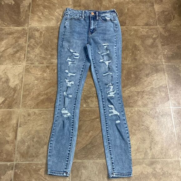 SO Good For Life High Rise Distressed Jegging 1/25w - Picture 1 of 6